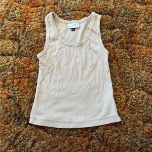 Universal Thread Tan Ribbed Tank Top